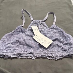 JM Collection Lavender Lace Bralette